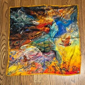 Vibrant Multicolor Artistic Scarf
